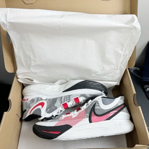 NIKE | NEW KYRIE 8 White University Red Men’s 13 (Women 14.5) - Picture 8 of 8